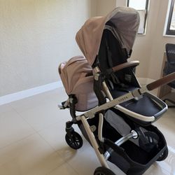 Double Stroller Pink