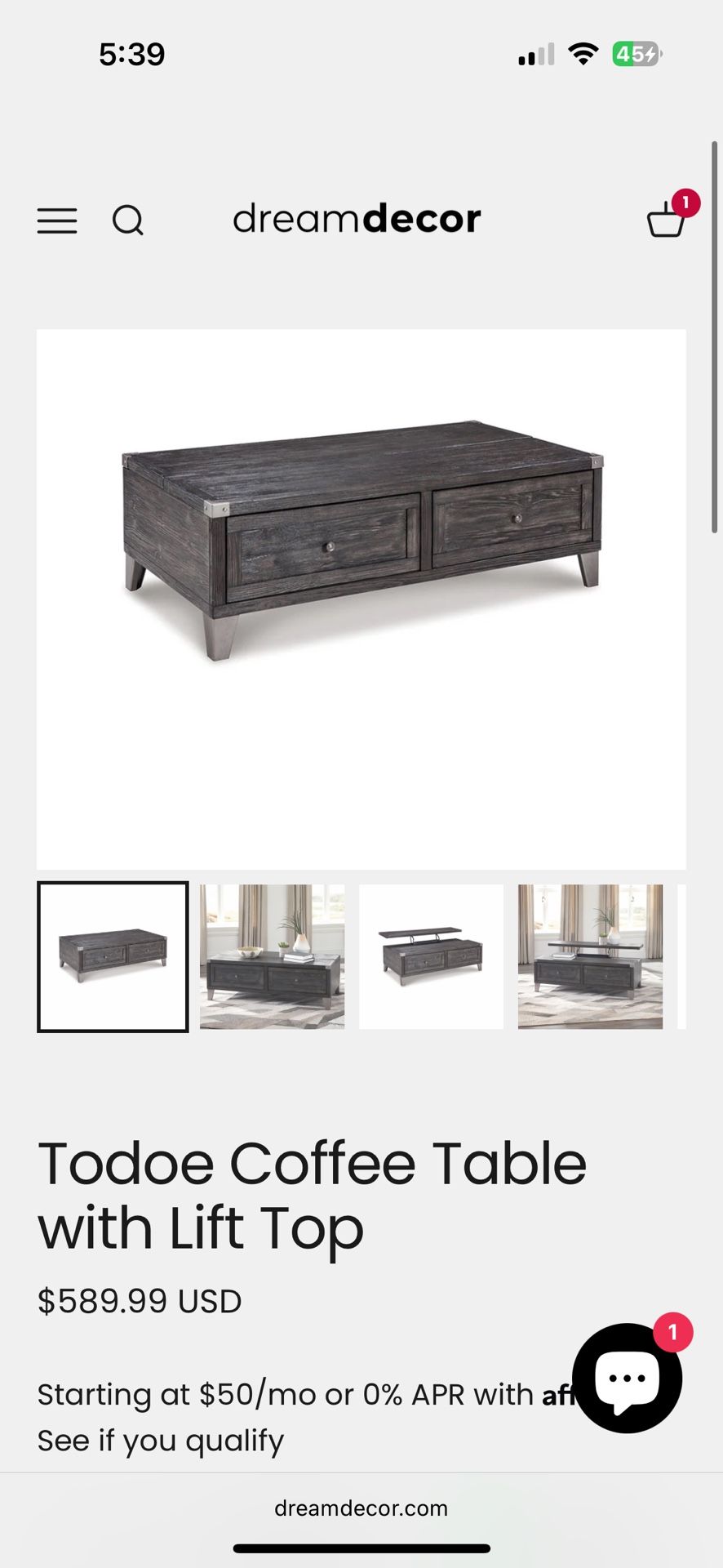 Coffe Table Also Can Bring It Up Like A Desk