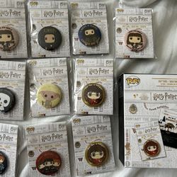 Harry Potter Button Set 10 NIP