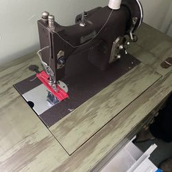vintage Domestic rotary electric sewing machine
