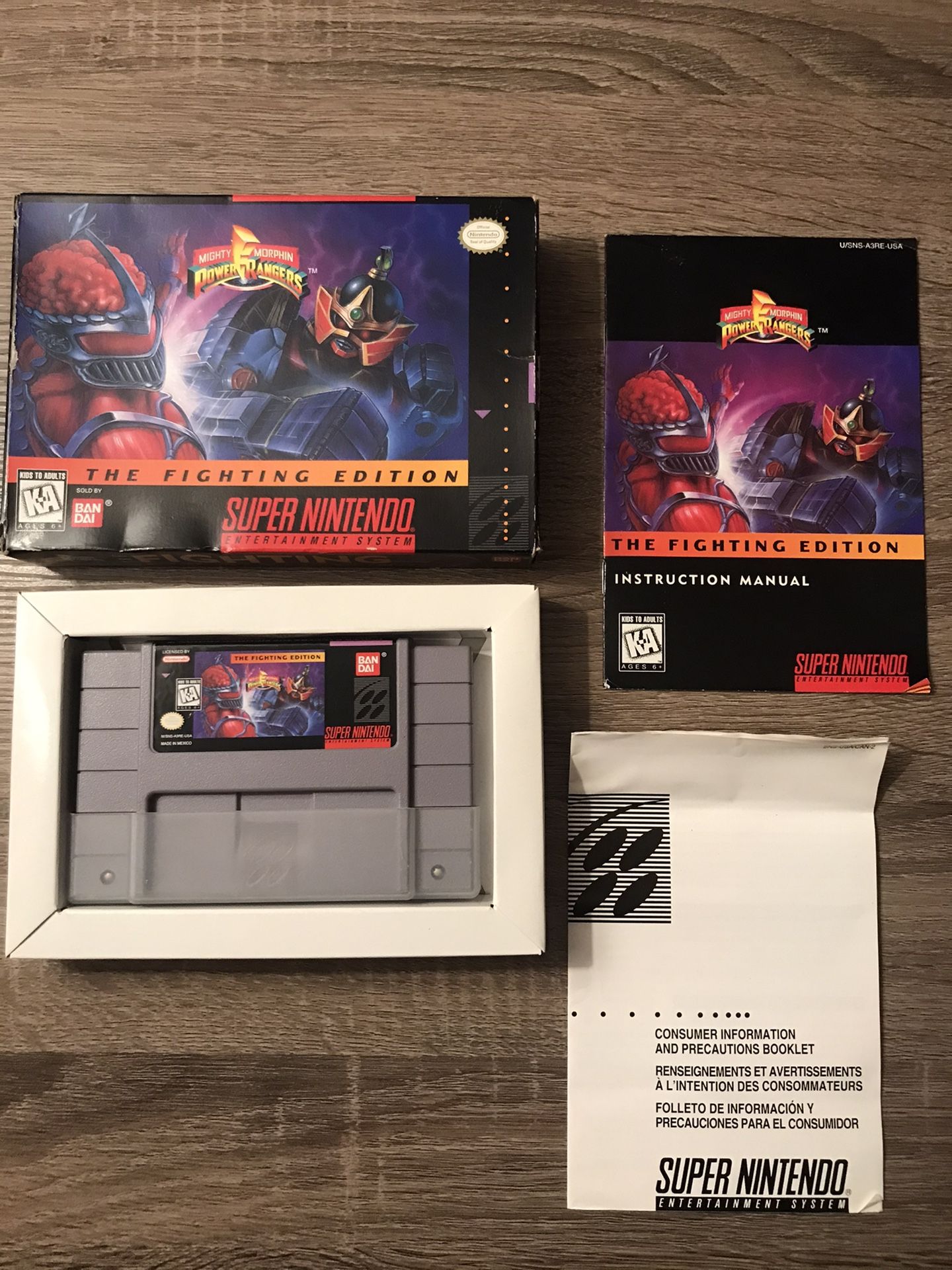 Super Nintendo - Mighty Morphin Power Rangers