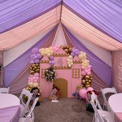 20x30 Canopy Draping & Backdrop Full Package 