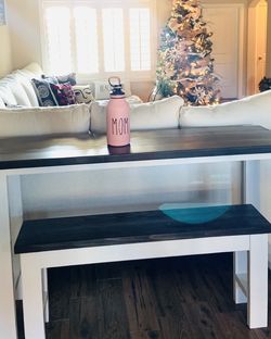 Console Table (Bench Optional.)