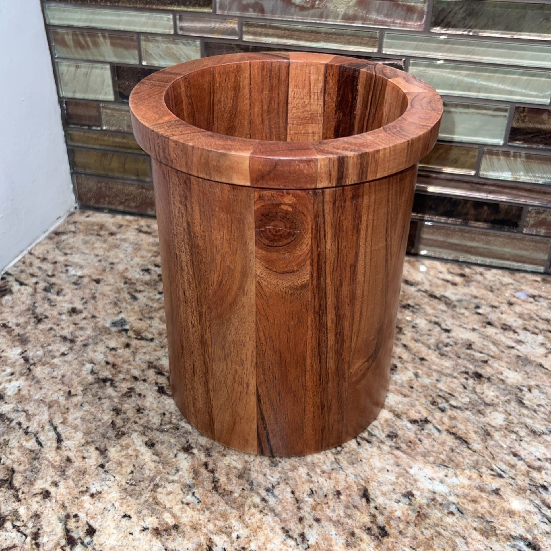 Magnolia Home Natural Wood Finish Utensil Holder for Sale in