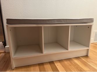 Bench with cushion
