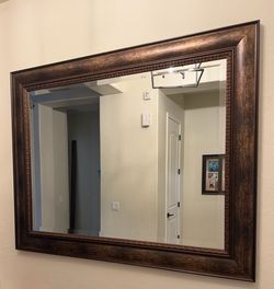 Large decorative beveled Mirror