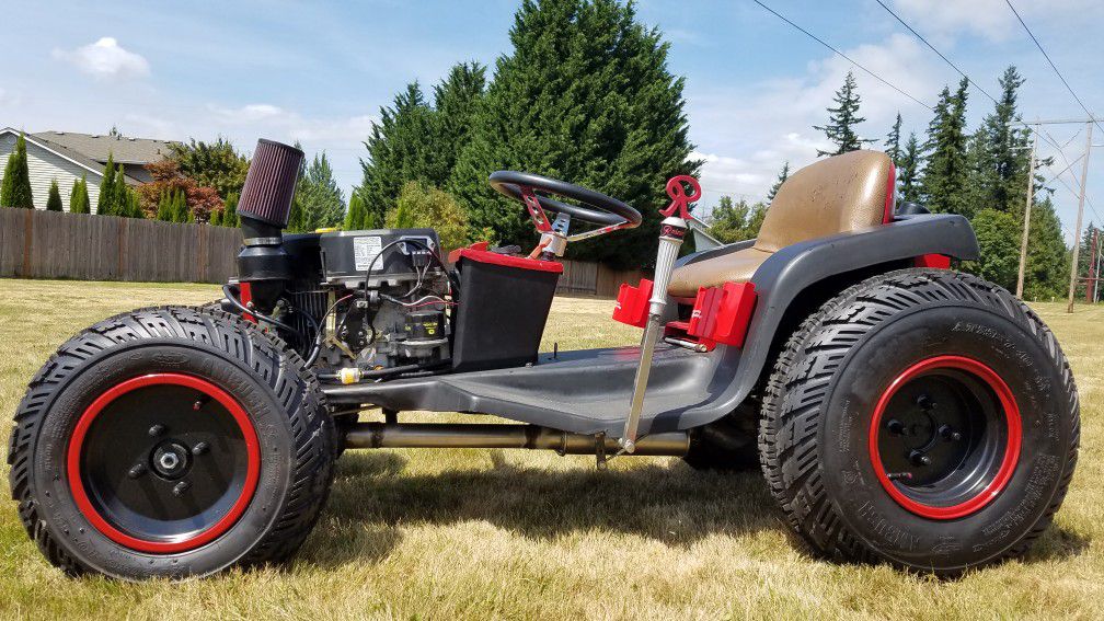 Hot Rod John Deere lawn tractor / go kart