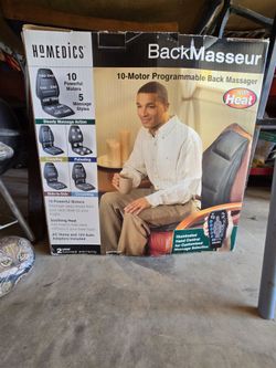 Back massager, 10 motor programmable with heat