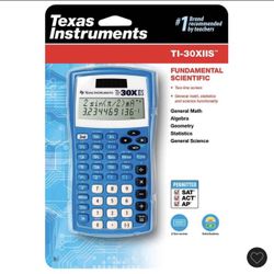 Texas Instruments 30XIIS Scientific Calculator - Lightning Blue: SAT & ACT Approved