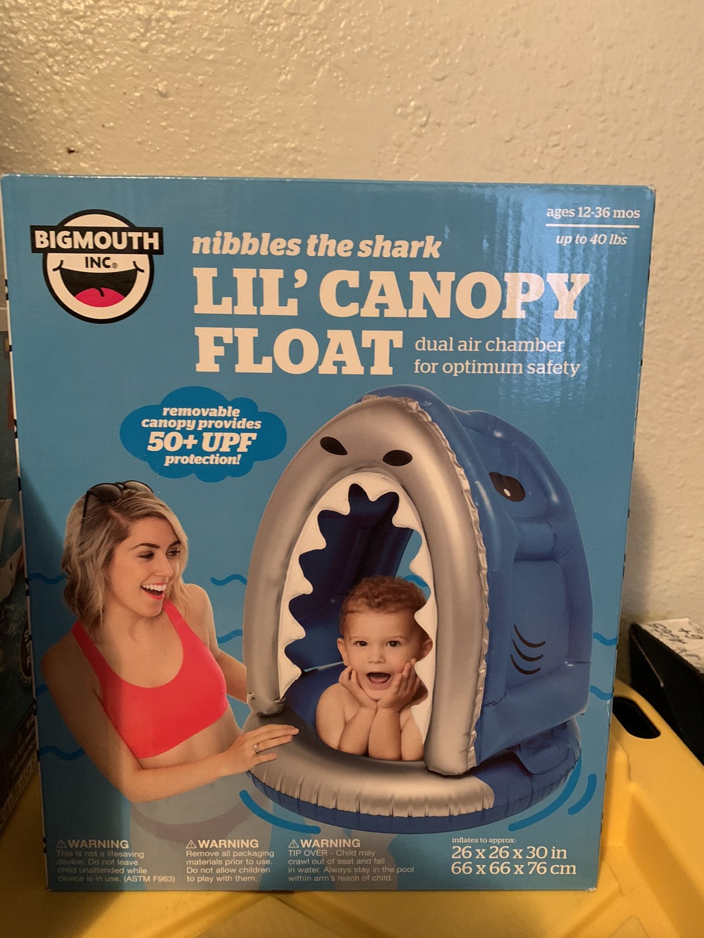 LIL CANOPY FLOAT - SHARK - BRAND NEW