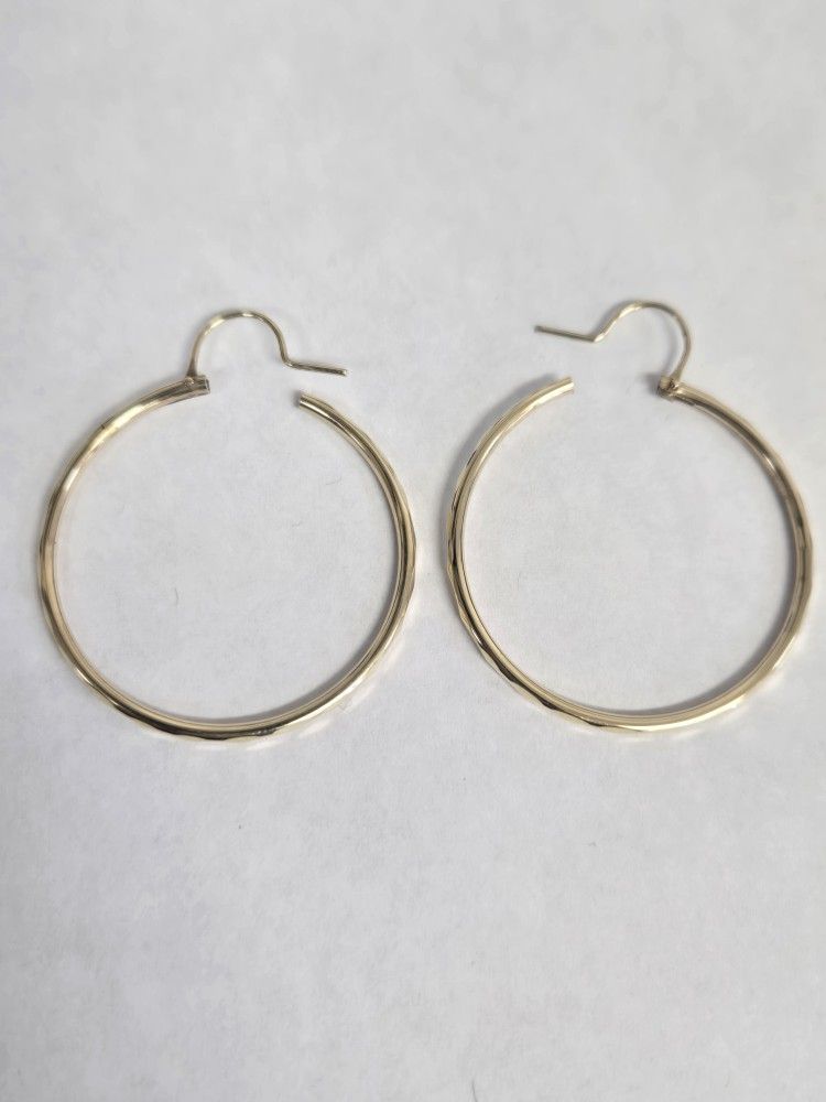 10kt Gold Hoops