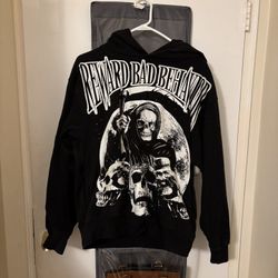 Black and White Reward Bad Behavior Hoodie