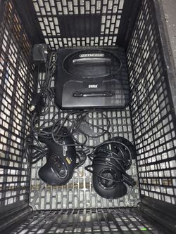 Sega with 2 controllers & Games