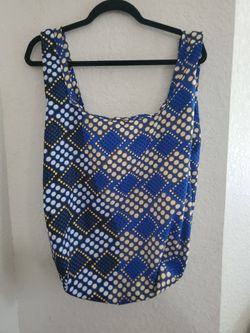Jacaranda Creations slouchy tote bag with 2 handles