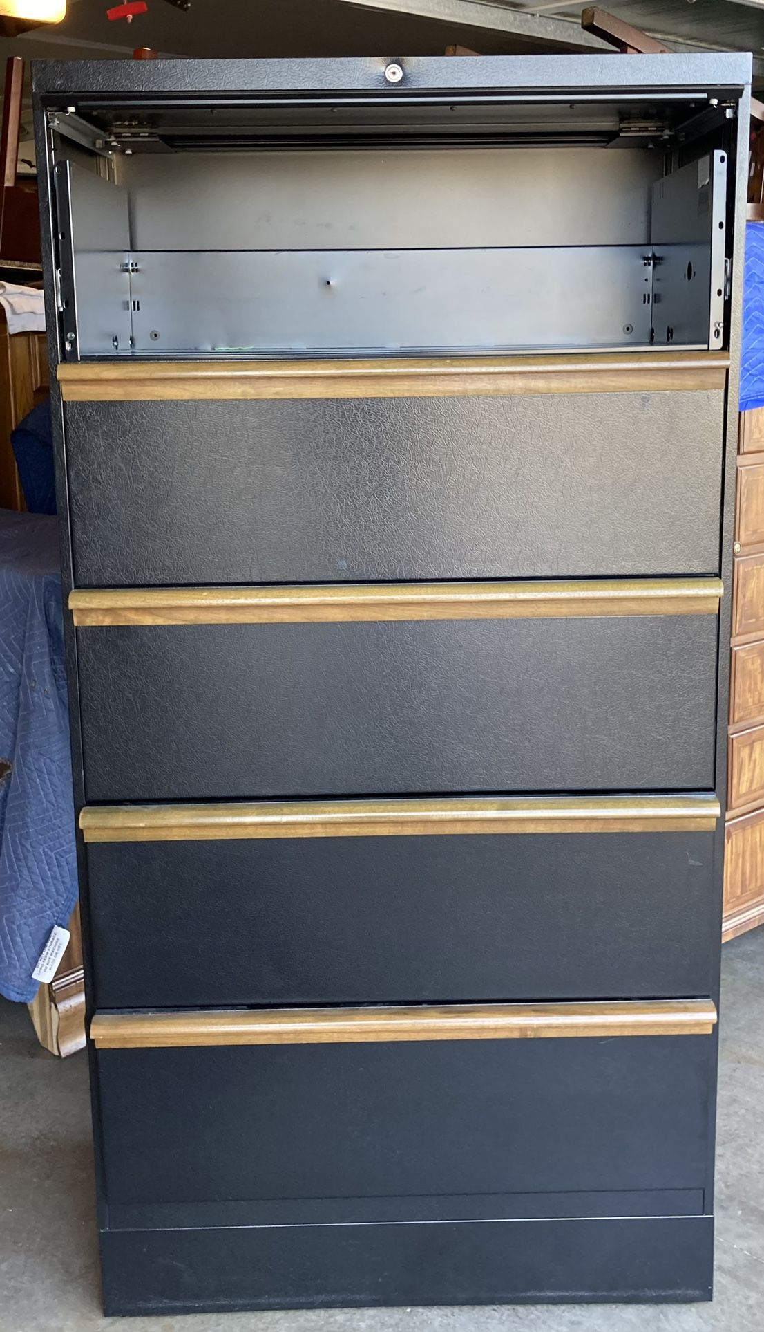 Allsteel brand 4 Drawer Plus Top Cubby Lateral File Cabinet