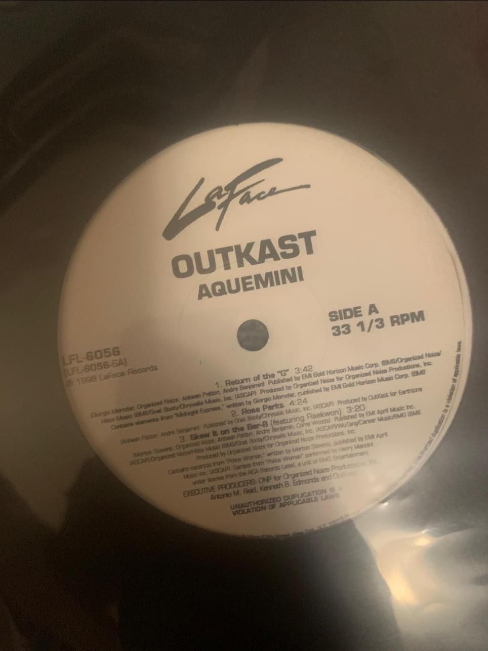 Outkast Aquemini Instrumental Album Vinyl Record Rap Down South