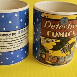 Detective Comics 27 Ceramic Mug 1st Appearance Batman DC Classic Collection 1993