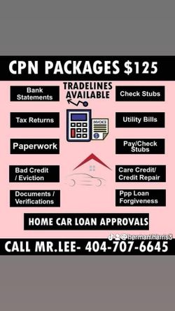 Bank Statements Check Stubs Paperwork Bills Documents Cpn