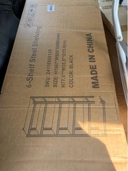 Garage 6 - shelving unit