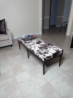 Cow Accent Ottoman