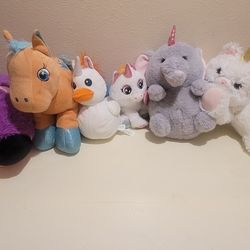 Unicorn Stuffed Animals Bundle