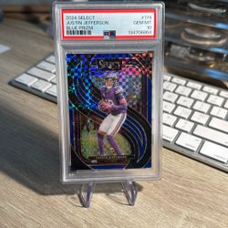 2024 Select Justin Jefferson Blue Prizm 111/175