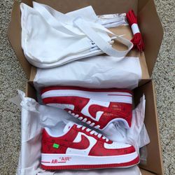 L.ouis V.uitton LV x Nike Air Force 1 x off-white