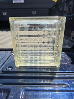 Vintage Glass Block