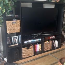 Tv Stand W/ Shelves