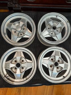 14”x6” vintage personal rims 4x110 bolt pattern