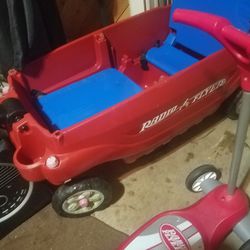 Radio Flyer Wagon And Scooter