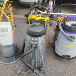 3 Machines  For Cleaning 