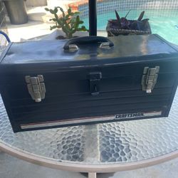 Craftsman Toolbox with Drawer and Misc Stuff