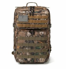 (camouflage)45L Military Tactical Backpacks Molle Army Assault Pack