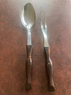 Cutco Solid Spoon & Cutco Carving Fork