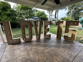 Marquee Letter Marquee Number