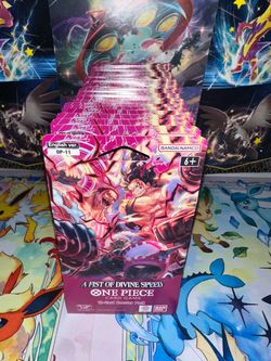 X29 One Piece OP 11 A Fist Of Divine Speed Sleeved Booster Pack Lot English MINT