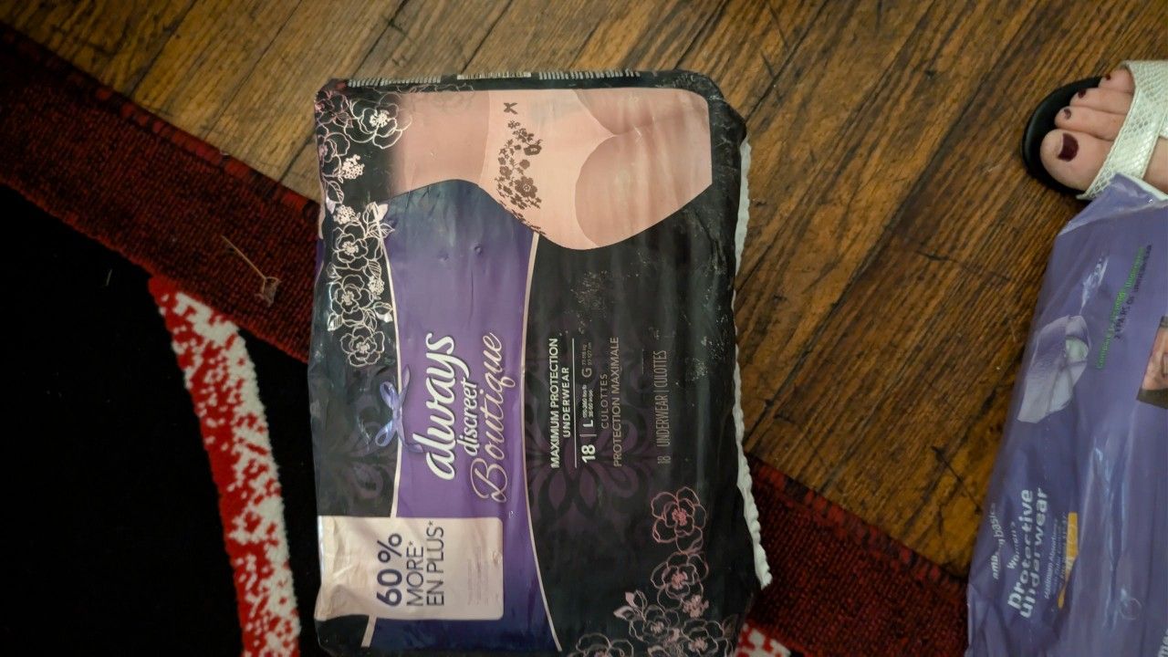 Medium And Large Adult Depends & Pads