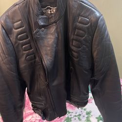 Motorcycle jacket all leather