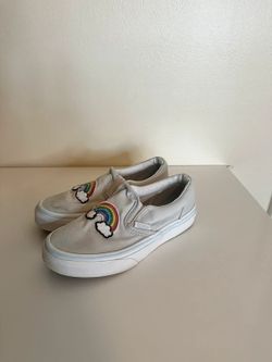 Vans rainbow shoes, Big Kids size 1