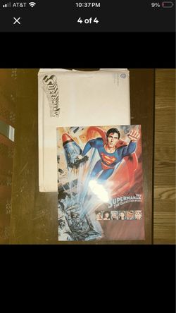 Superman 4: the quest for peace movie press kit folder with photos