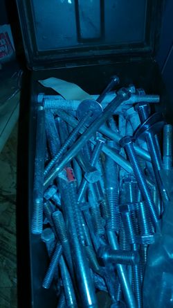 Mix bolts and nuts , all sizes