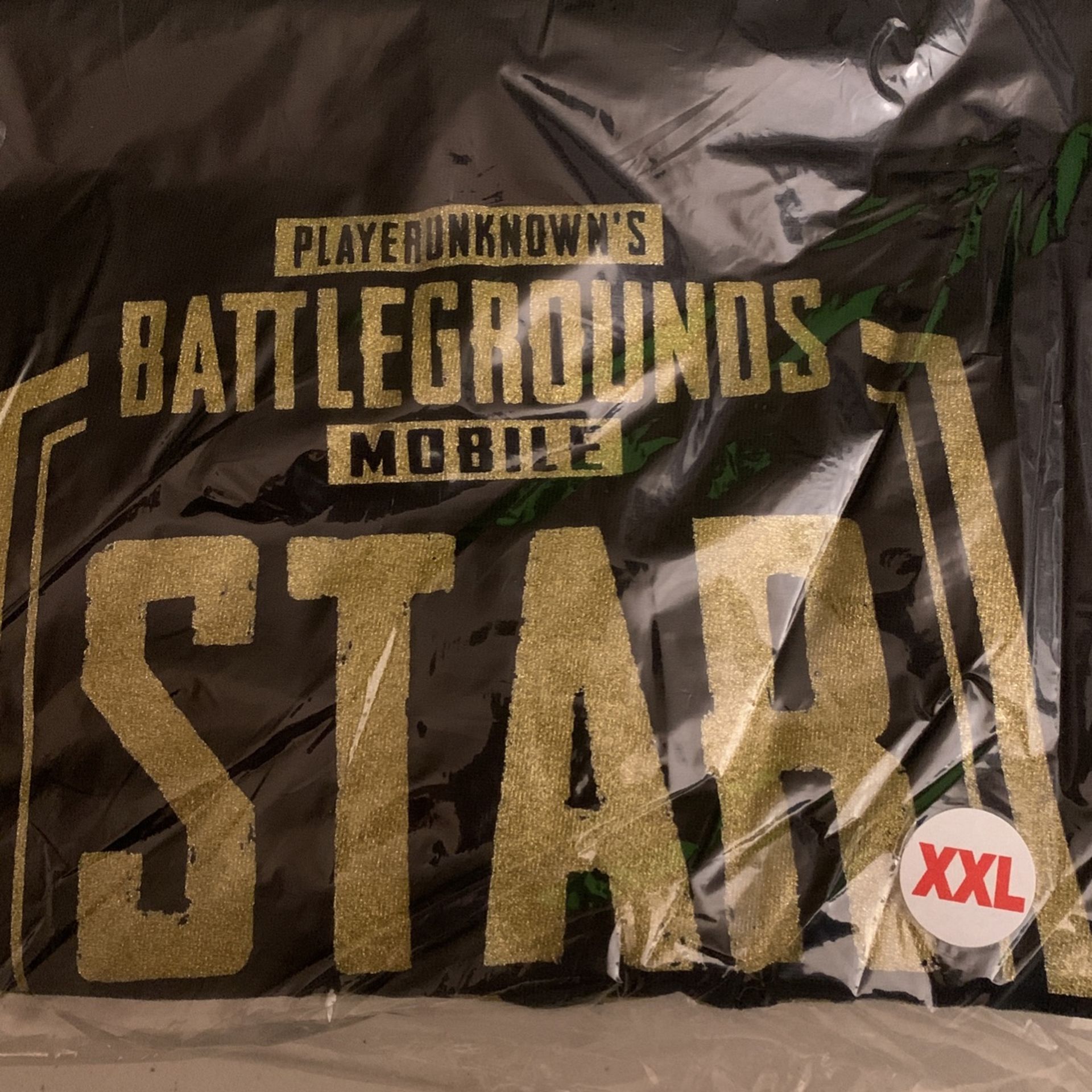 T-SHIRT 2XL/XXL (Black) - PUBG PLAYERUNKNOWN’S BATTLEGROUND MOBILE “STAR CHALLENGE”