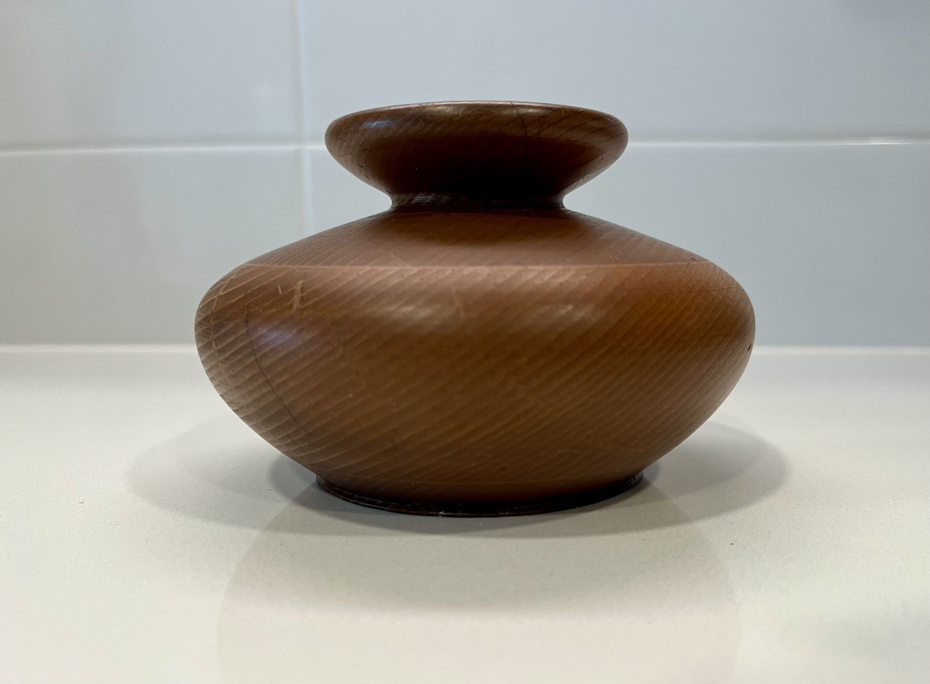 Beautiful Small Wood Vase