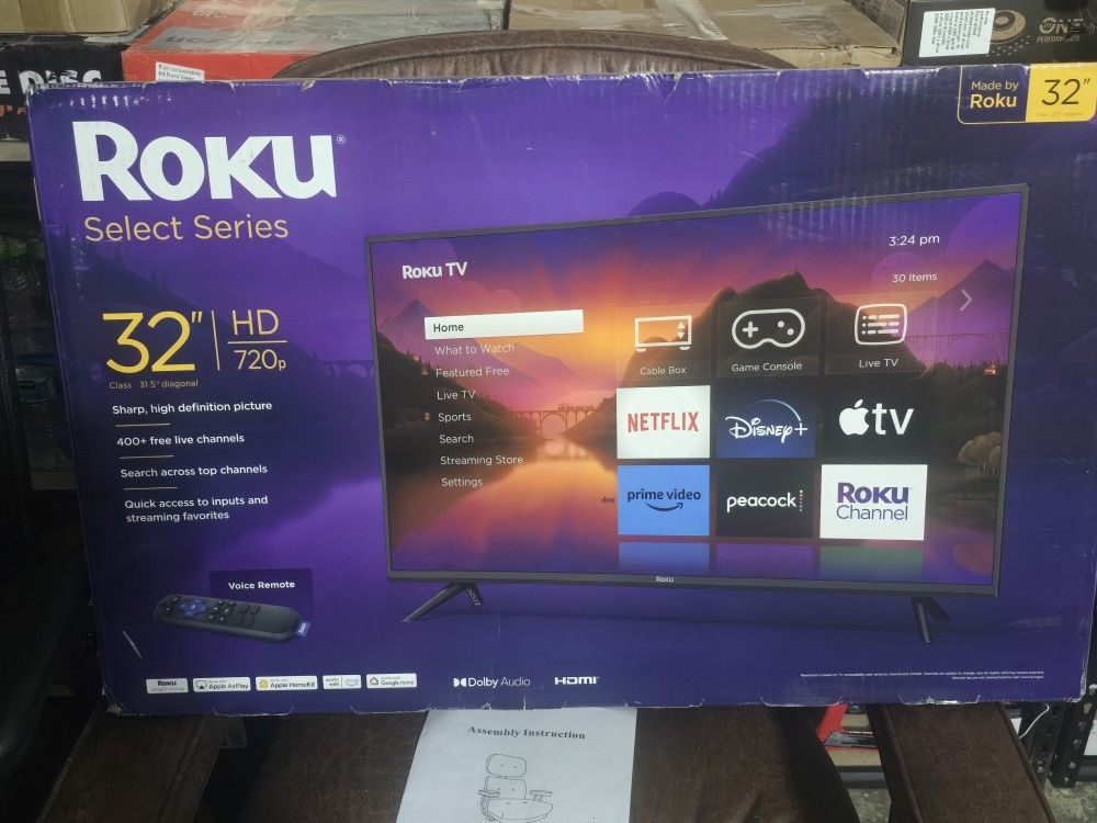 32 Inch Roko TV Smart TV Still In Box New # 641
