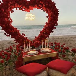Romantic Beach Picnic 💍 Luxury Décor