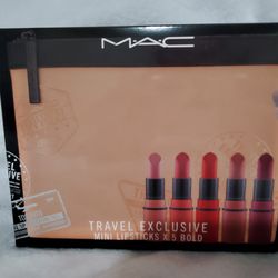 MAC Travel Exclusive 5 Bold Mini Lipsticks 