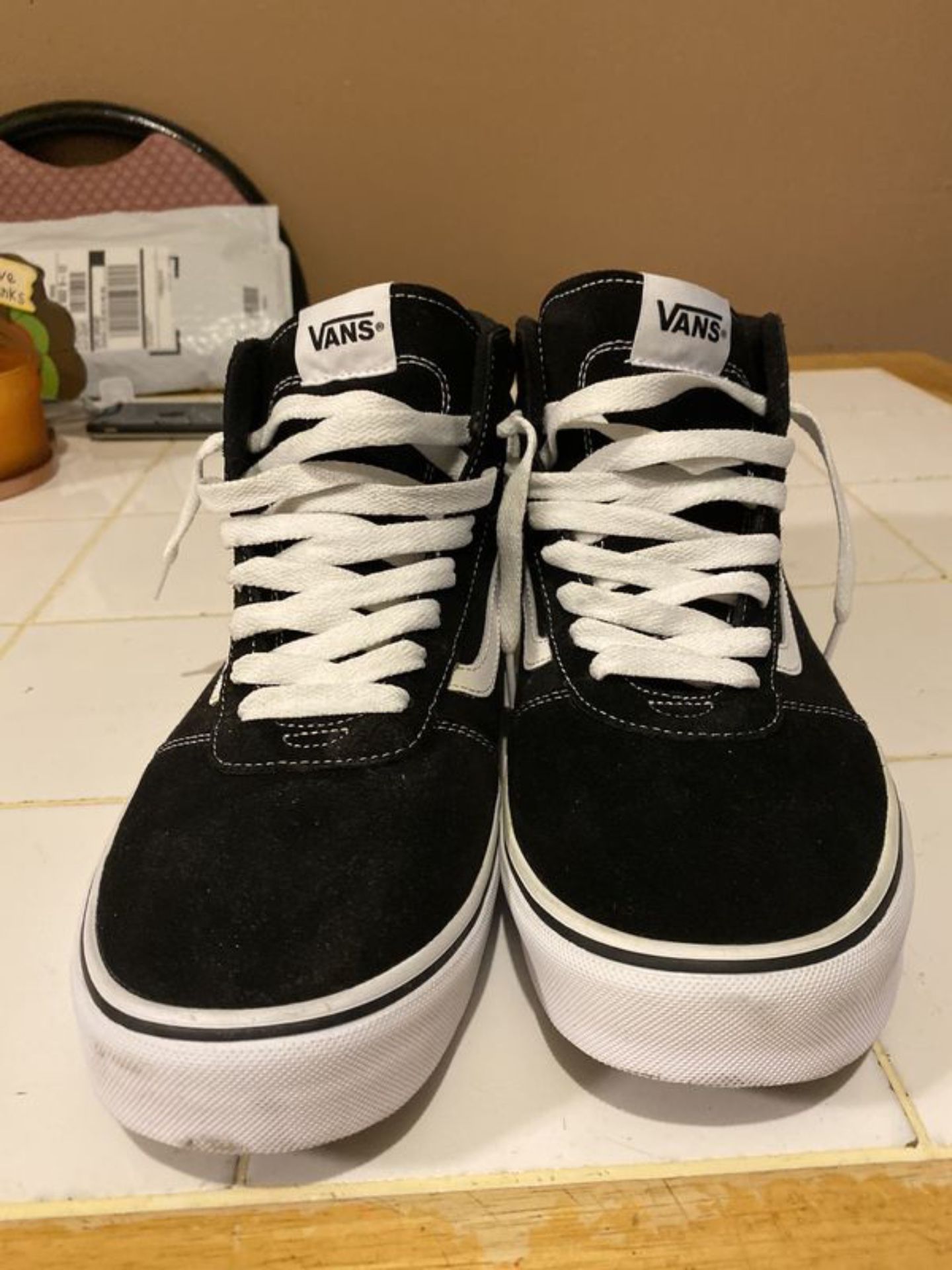 VANS Skate shoes black suede size 13 men’s