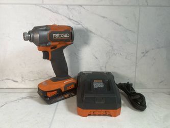 Ridgid R862311 18V Brushless 1/4" Impact Driver with 2.0Ah Battery & Charger (A1G008878)