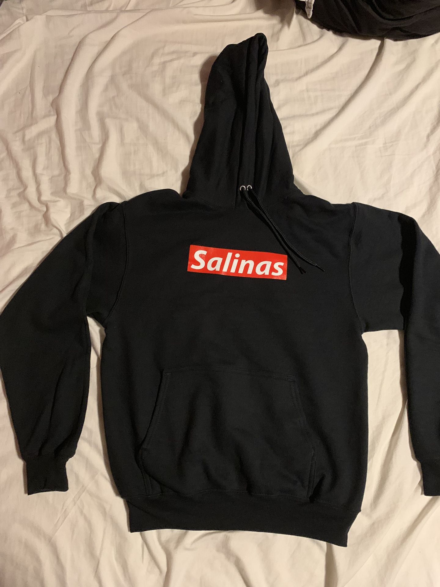 Salinas (supreme font) hoodies
